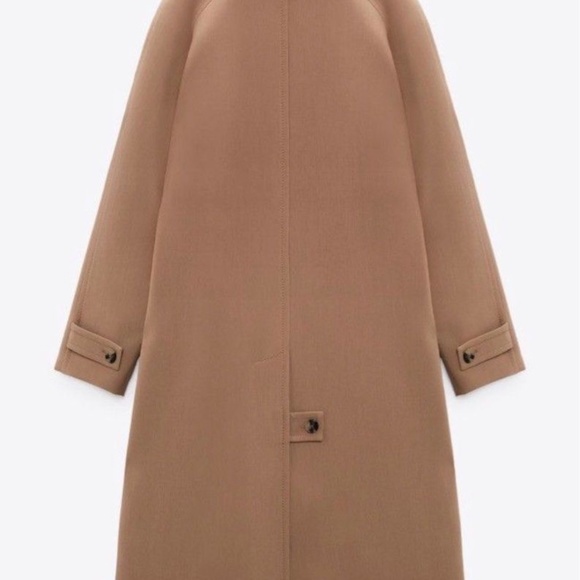 Zara Long Pocket Coat. Size Small. New With Tags! - Picture 3 of 5